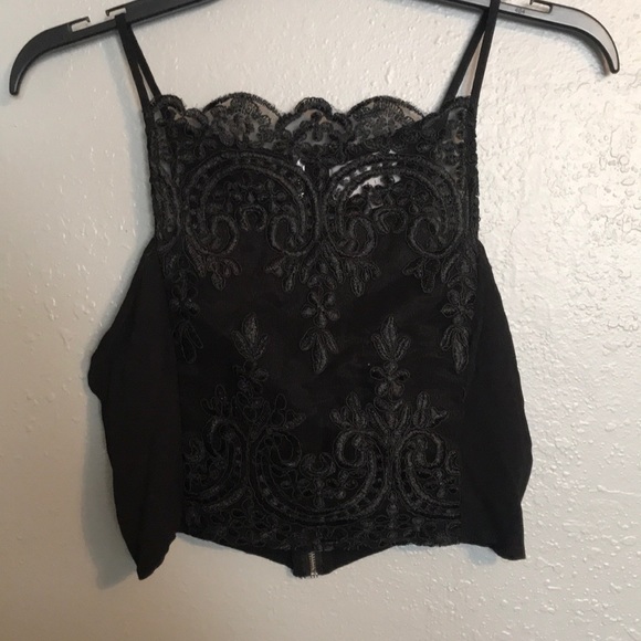 Kendall & Kylie Tops - Kendall and Kylie Lace crop top.